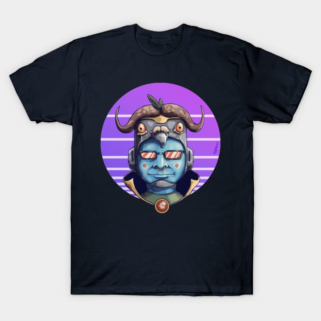 Buffalo Bird Boy T-Shirt by Eyekoo